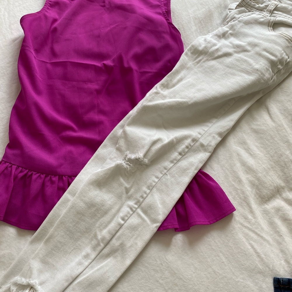 Free people white jeans